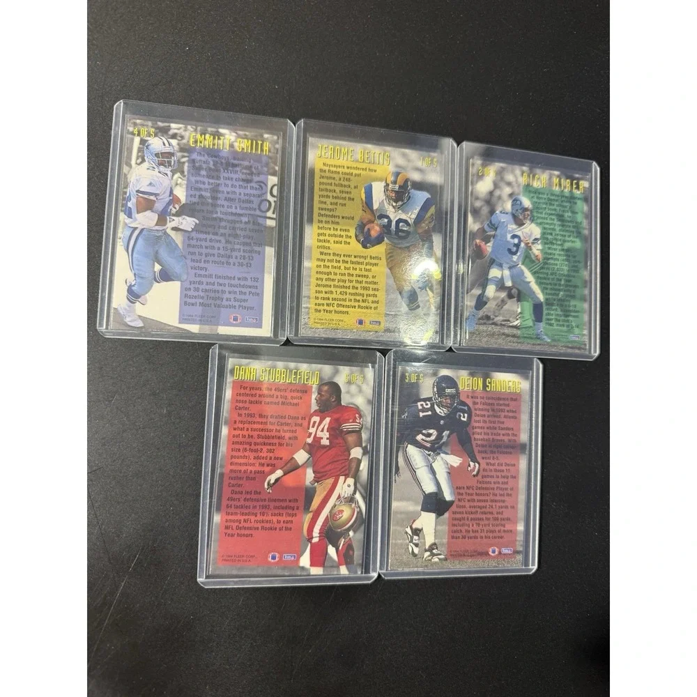 5 - 1994 Fleer Ultra Football Complete Set Award Winners‎ Insert Cards E Smith